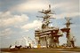 Hangarskibet USS George Washington (CVN 73), Norfolk, Virginia, USA, april 1999.