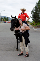 Rick fra Kamloops Mounted Patrol, Kamloops, Canada.
