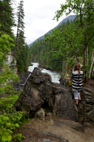 Fraser River ved Mt. Robson, Canada.
