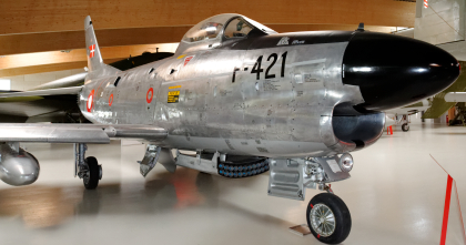 North American F-86D »Sabre« fra 1958, Danmarks Flymuseum, Stauning, september 2011.
